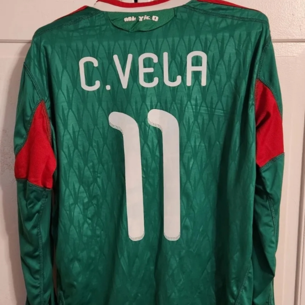 Mexico Carlos Vela WORLD CUP 2010 Rare Adidas Jersey MEDIUM